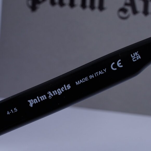 Palm Angels PERI109 NAPA 1007 Square Sunglasses - Black/Grey - Picture 6 of 9